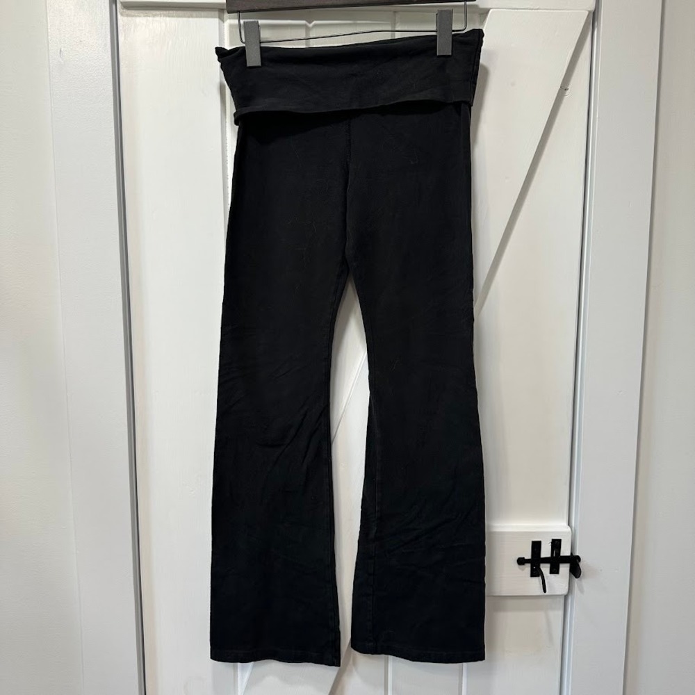 Victoria's Secret Womens Yoga Pants Size Small Supermodel Essentials Black Y2K